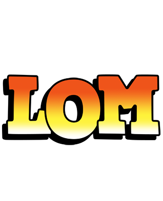 Lom sunset logo