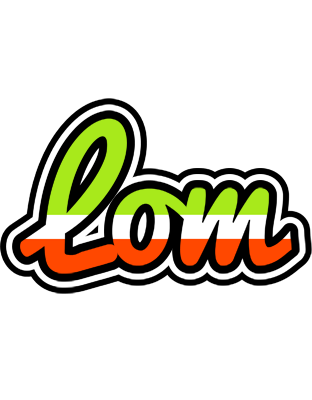 Lom superfun logo