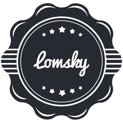 Lomsky badge logo