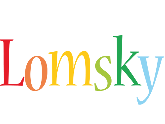 Lomsky birthday logo