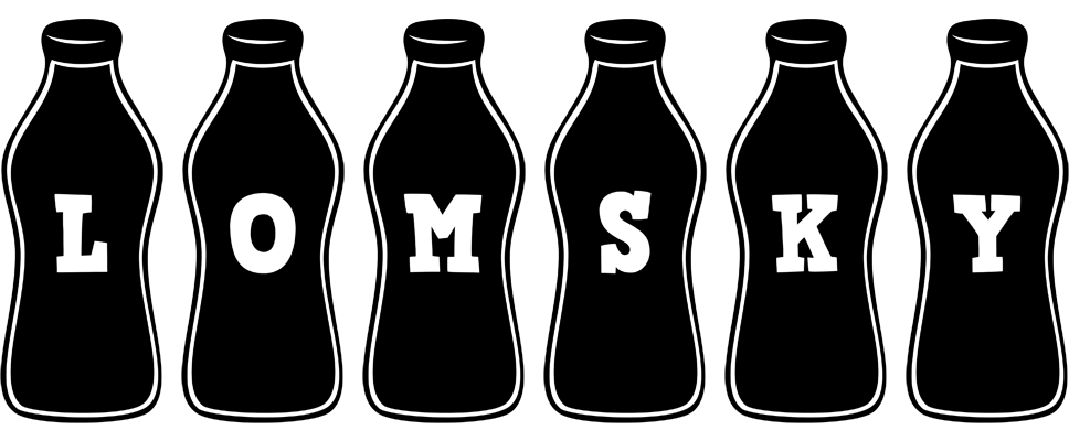 Lomsky bottle logo