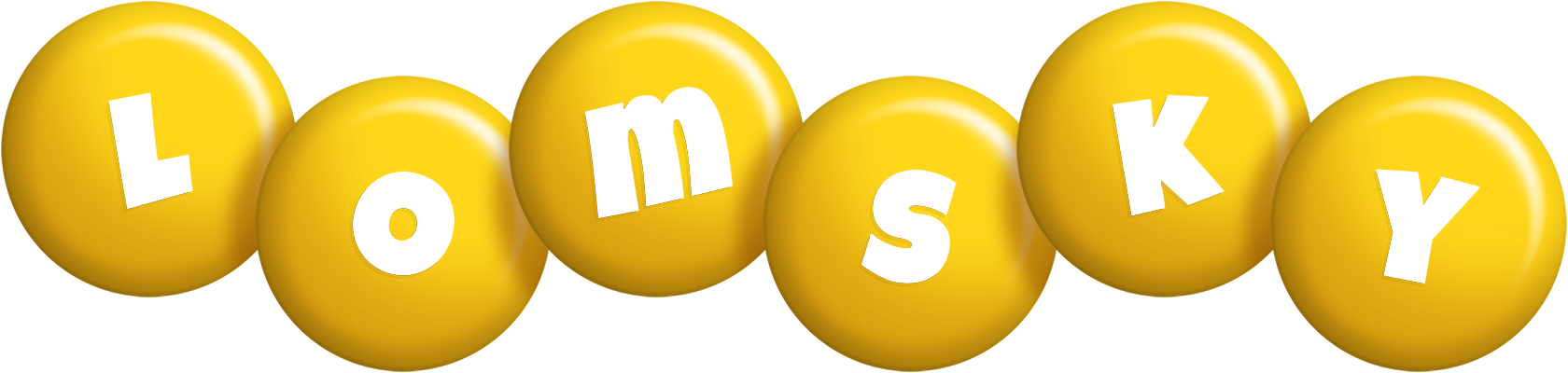 Lomsky candy-yellow logo