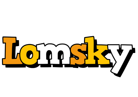 Lomsky cartoon logo