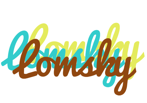 Lomsky cupcake logo