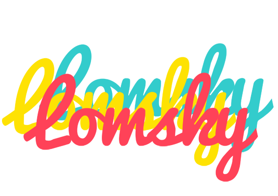 Lomsky disco logo