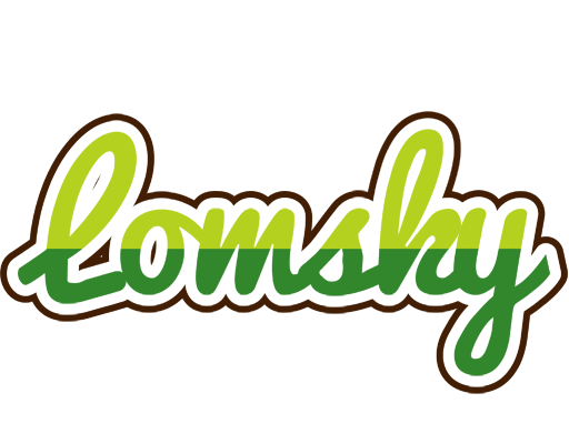 Lomsky golfing logo