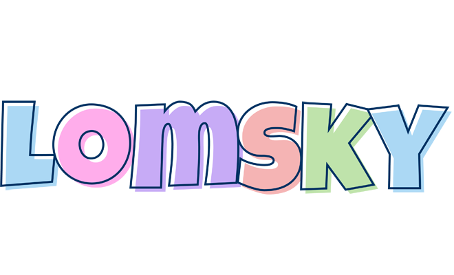 Lomsky pastel logo