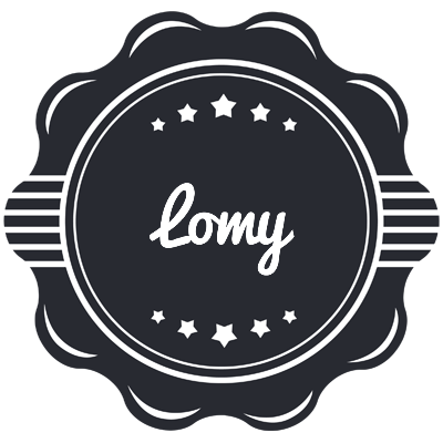 Lomy badge logo