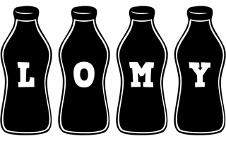 Lomy bottle logo
