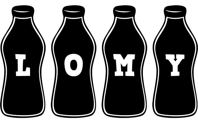 Lomy bottle logo