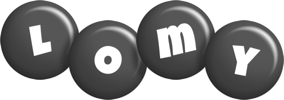 Lomy candy-black logo