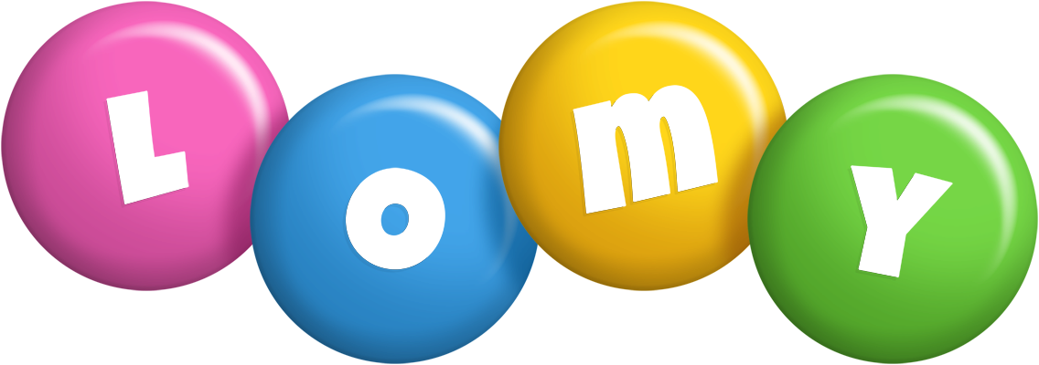 Lomy candy logo