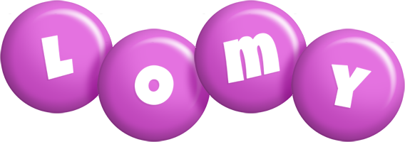 Lomy candy-purple logo