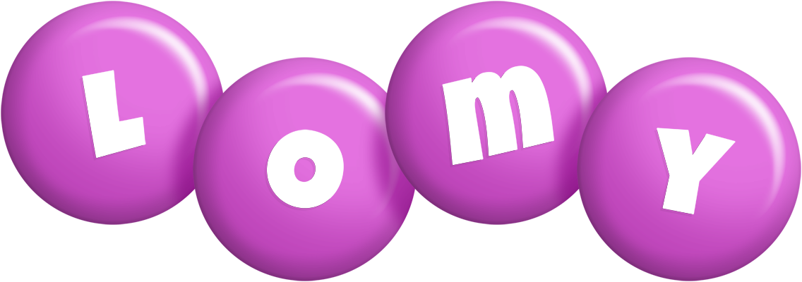 Lomy candy-purple logo