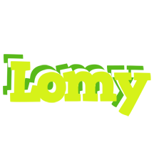 Lomy citrus logo