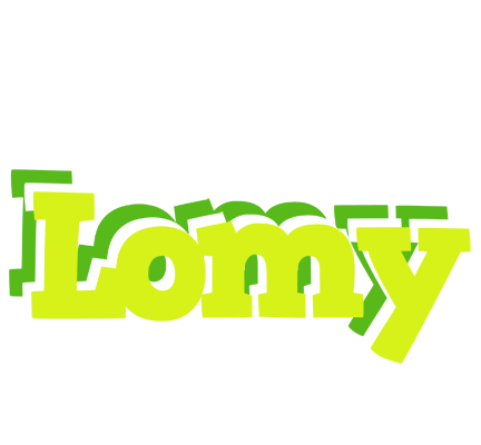 Lomy citrus logo