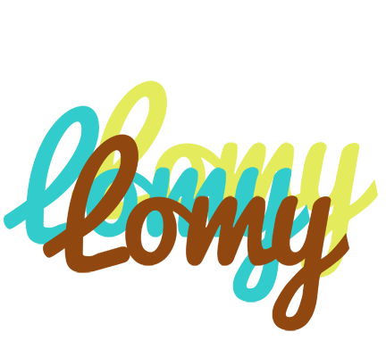 Lomy cupcake logo