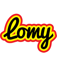 Lomy flaming logo