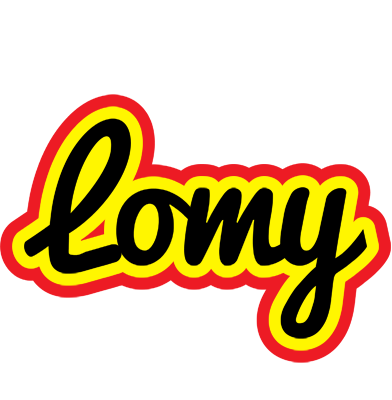 Lomy flaming logo