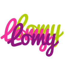 Lomy flowers logo