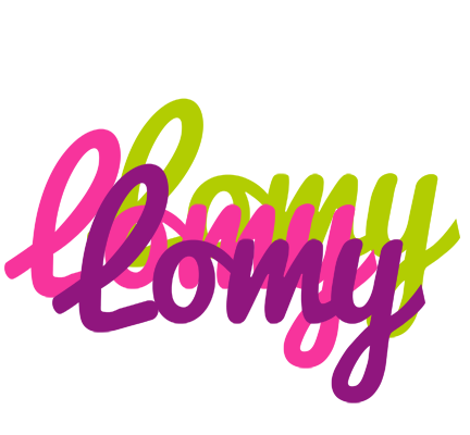 Lomy flowers logo