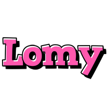 Lomy girlish logo