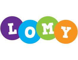 Lomy happy logo