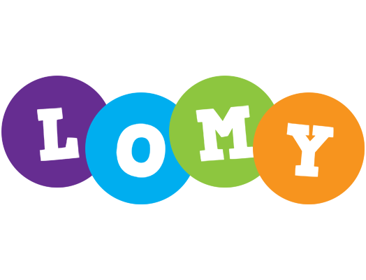 Lomy happy logo