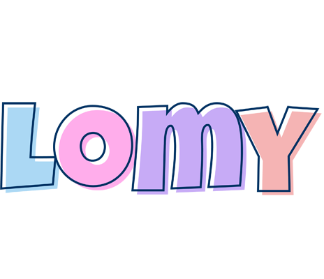 Lomy pastel logo