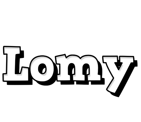 Lomy snowing logo