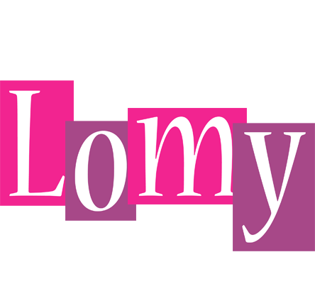 Lomy whine logo
