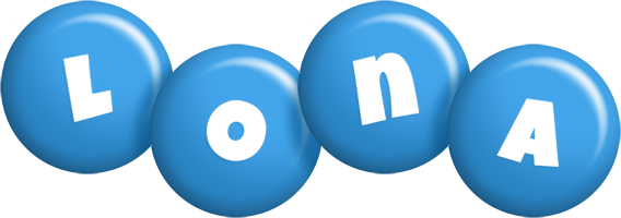 Lona candy-blue logo