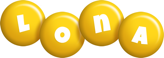 Lona candy-yellow logo
