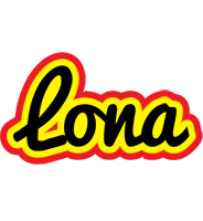 Lona flaming logo