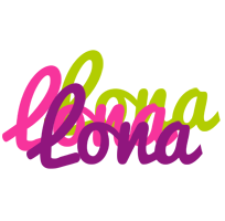 Lona flowers logo
