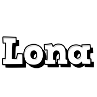 Lona snowing logo