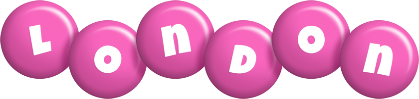 London candy-pink logo