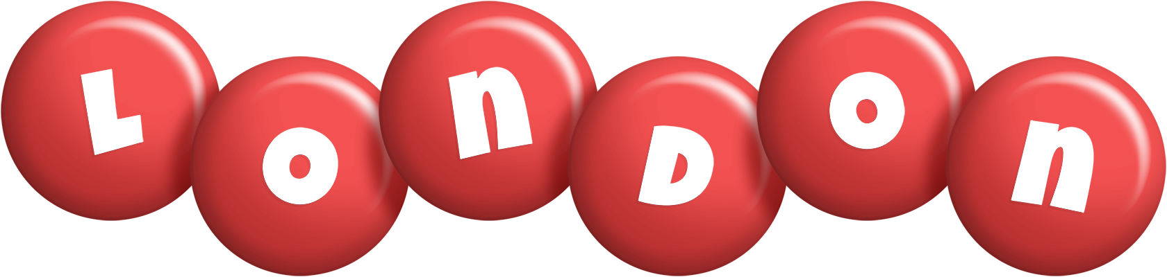 London candy-red logo