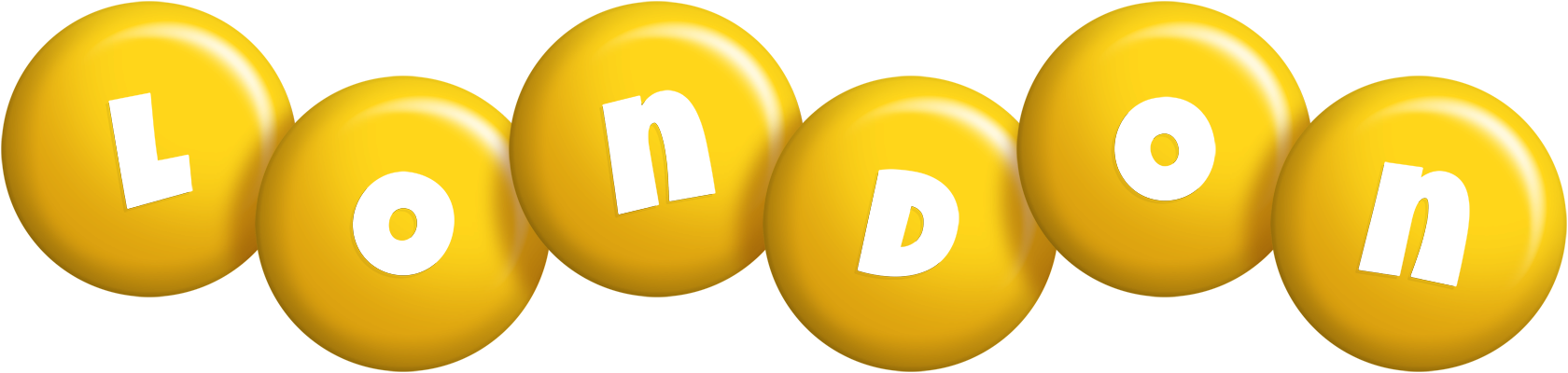 London candy-yellow logo