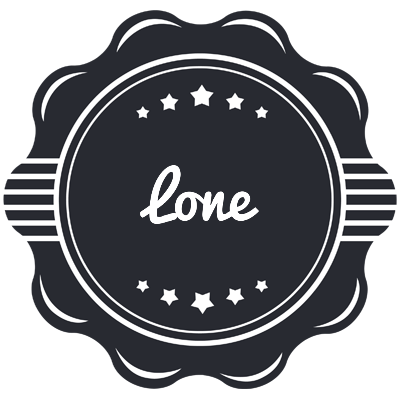 Lone badge logo