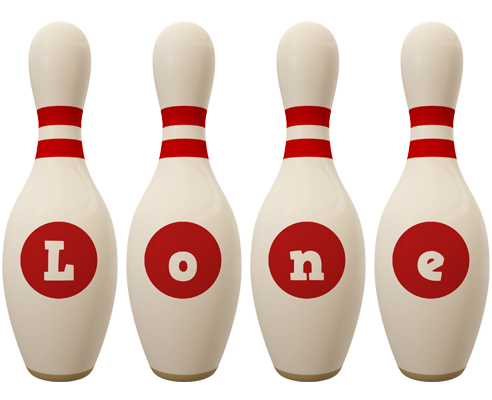 Lone bowling-pin logo
