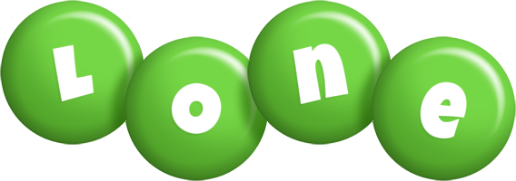 Lone candy-green logo