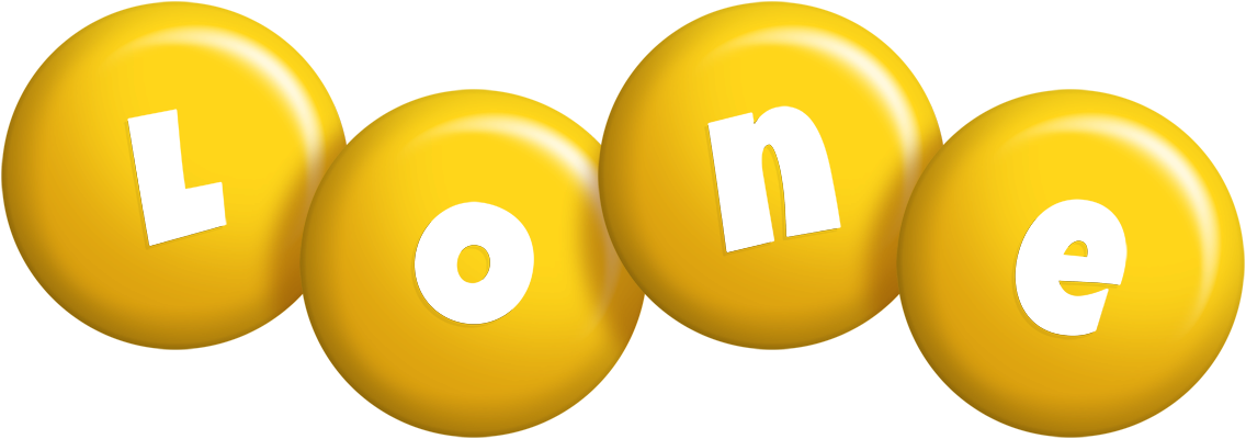 Lone candy-yellow logo