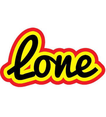 Lone flaming logo