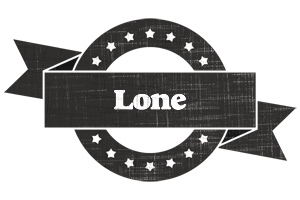 Lone grunge logo