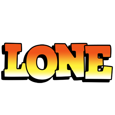 Lone sunset logo
