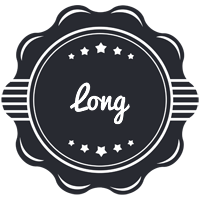 Long badge logo