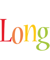 Long birthday logo