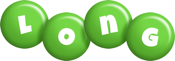 Long candy-green logo