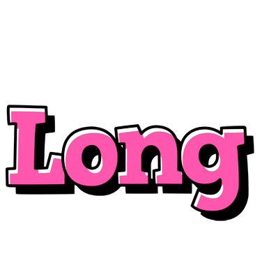 Long girlish logo